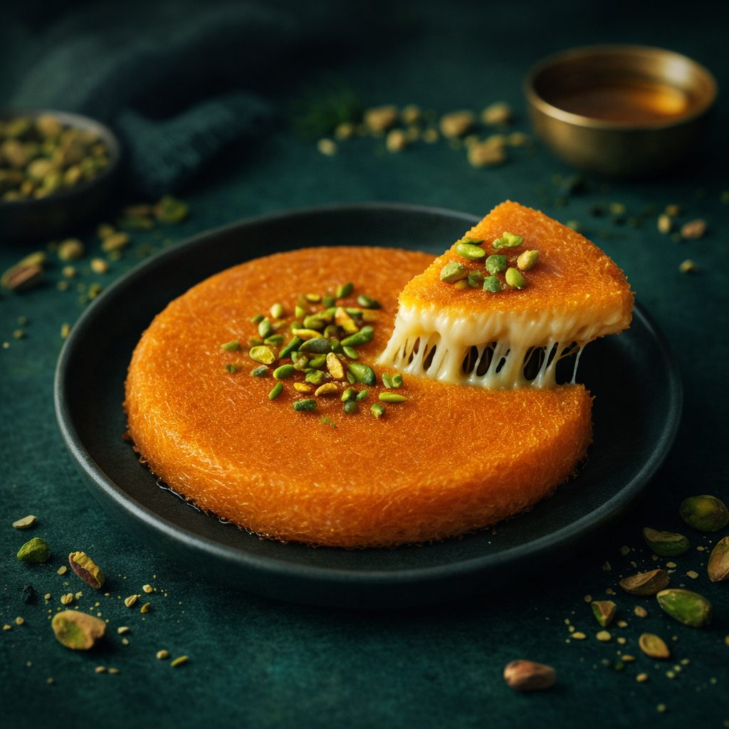 Kunafa met pistache